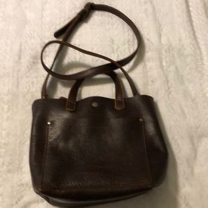 Portland Leather Goods small mini crossbody bag Cold Brew handbag purse